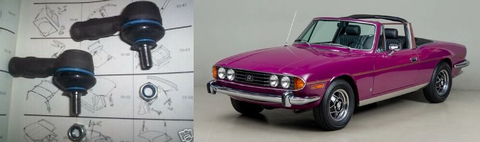 TRACK ROD ENDS x2 (Triumph Stag) (1970- 77)